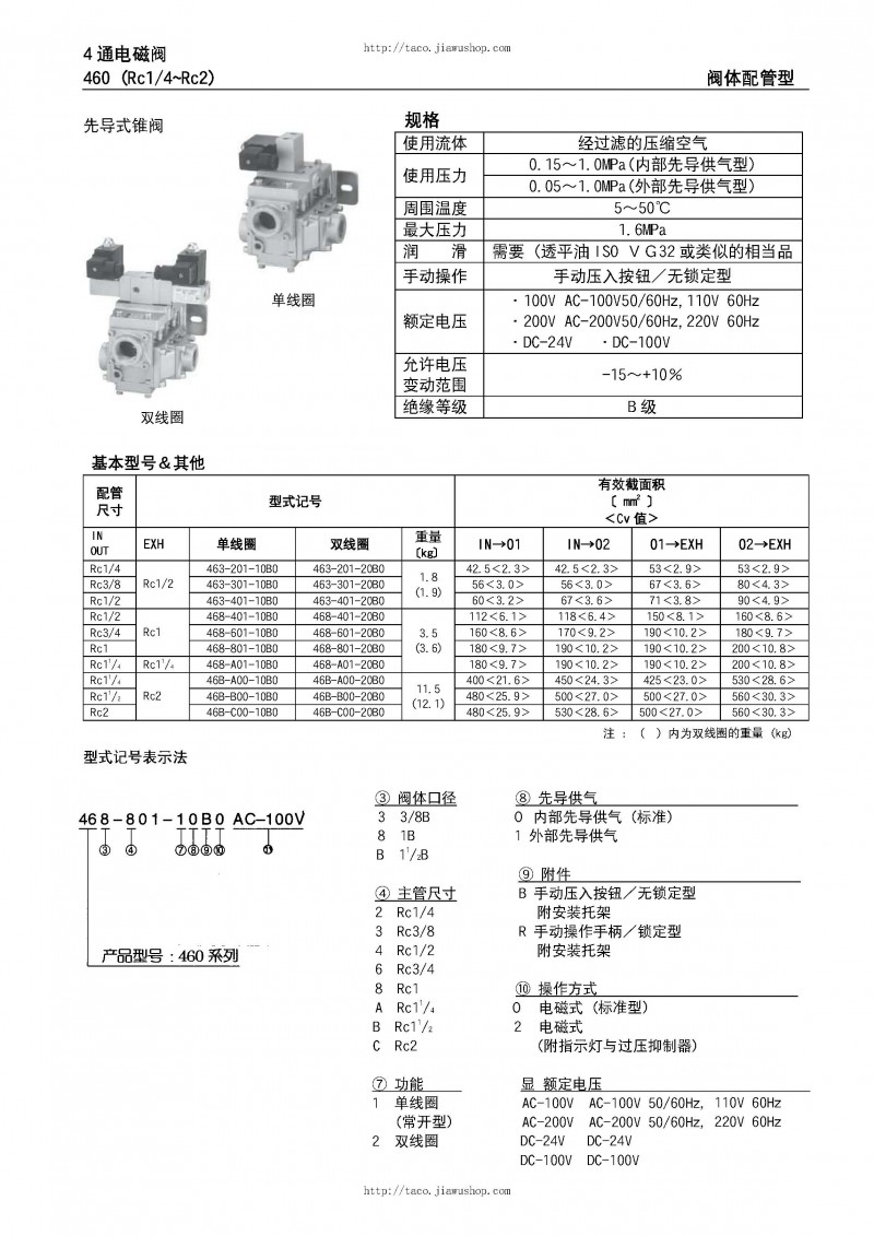 日本TACO電磁閥、雙位閥選型手冊（中文版）_頁面_24