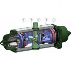 ACTUATECH A105碳鋼材質(zhì)GS單效氣動(dòng)執(zhí)行器系列