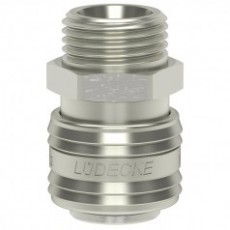 LUDECKE 帶外螺紋的接頭ES DN 7.2 系列