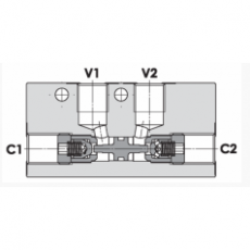 FLUID-PRESS 雙*導式單向閥FPD-LE-1/4