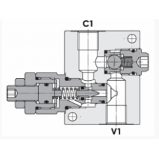 FLUID-PRESS 直動式順序閥FPSQ-D-15-CB
