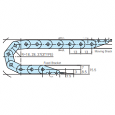 Hanshin Robochain 機(jī)器鏈條0130-1N