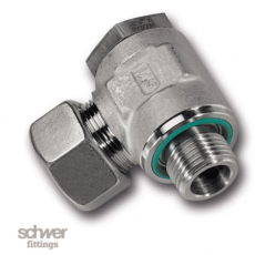 schwer fittings 直角旋轉管接頭SR-586G