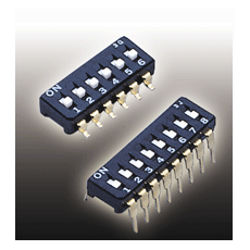NIDEC Components 滑動(dòng)型DIP開關(guān)CFS系列