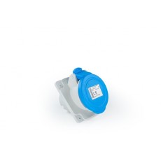 emas 塑料雙中性線直角機用插座ECE316V4PE系列
